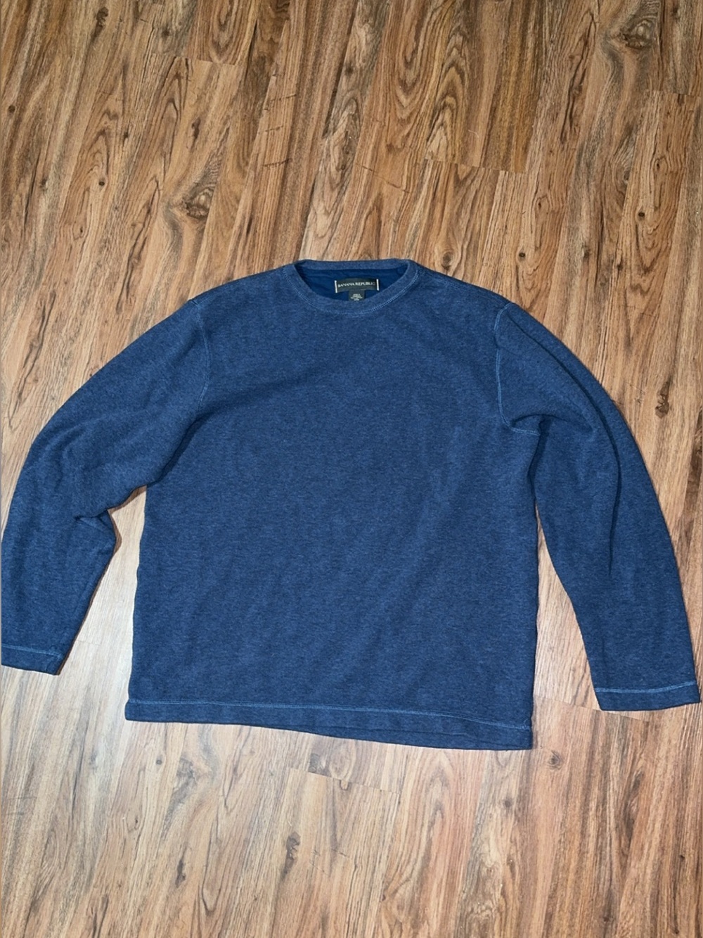 Navy Blue Banana Republic Blue Crewneck Sweater / Long Sleeve Pullover